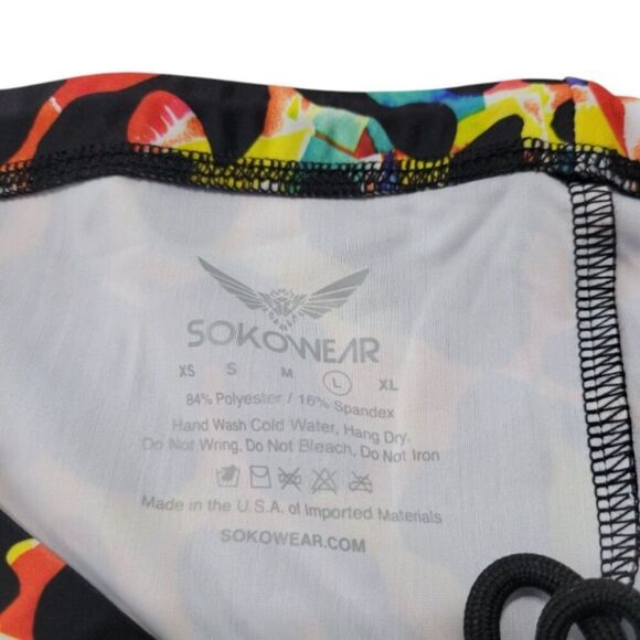 New Sokowear Leggings Size Large W31"L29" Athletic Leggings Activewear Yoga NWOT - Picture 8 of 8